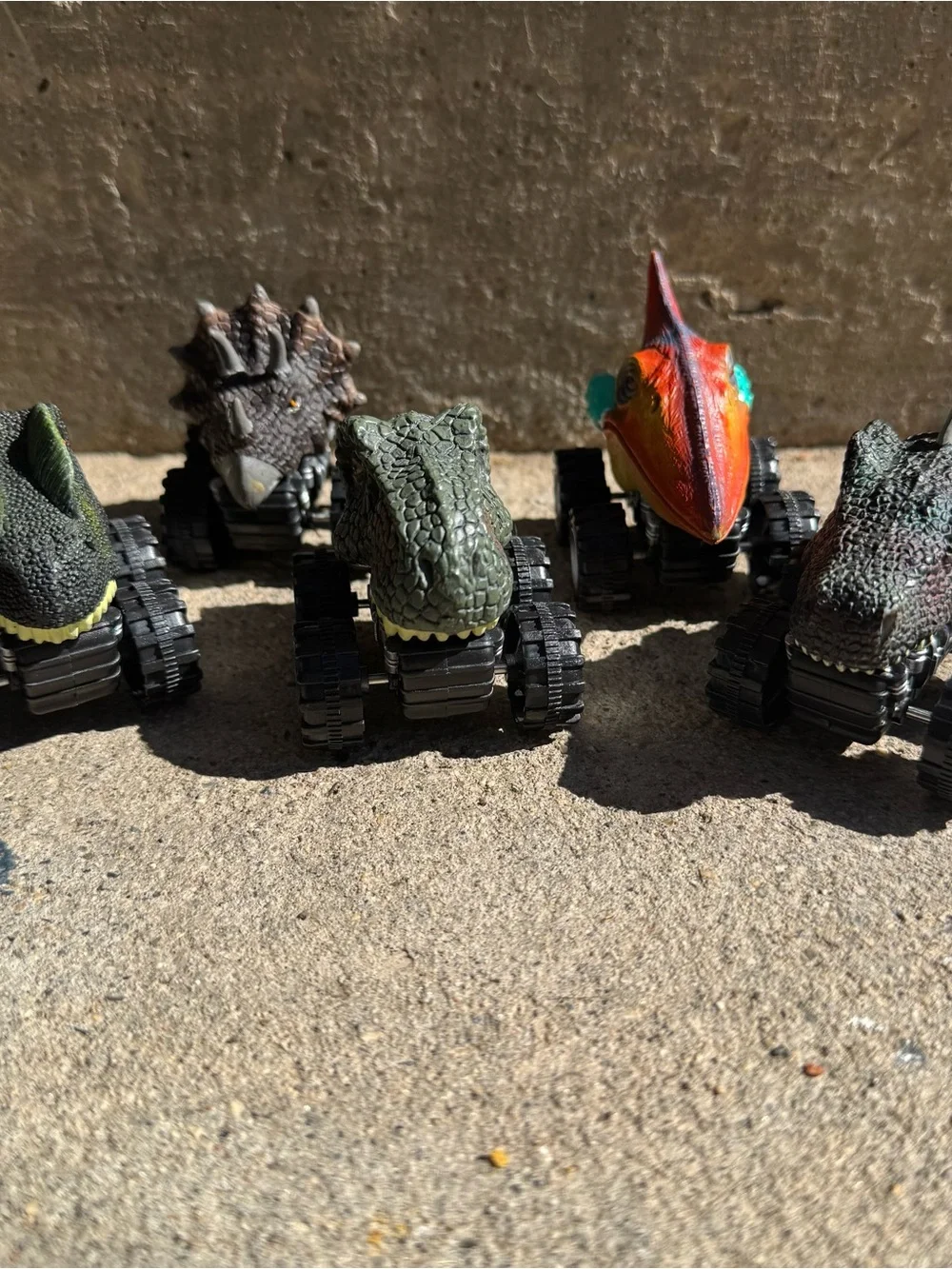 Mini Dino Monster Truck Pullback Cars Lot‎ of 5